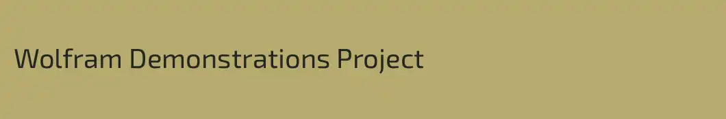 Wolfram Demonstrations Project
